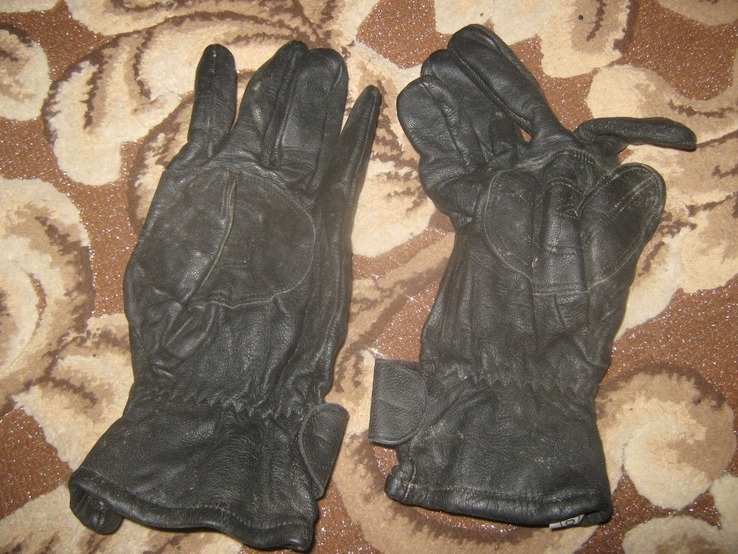 Армейские оригинальные перчатки кожа+утеплитель (демисезонные) Австрия р.10 (лот №24), фото №4