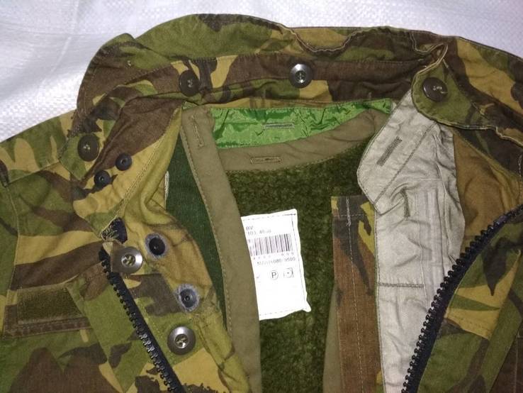 Камуфляж парка (куртка) DPM армии Нидерландов. 2 подстёжки: зимняя+Gore-Tex. №13 6080-8590, фото №7