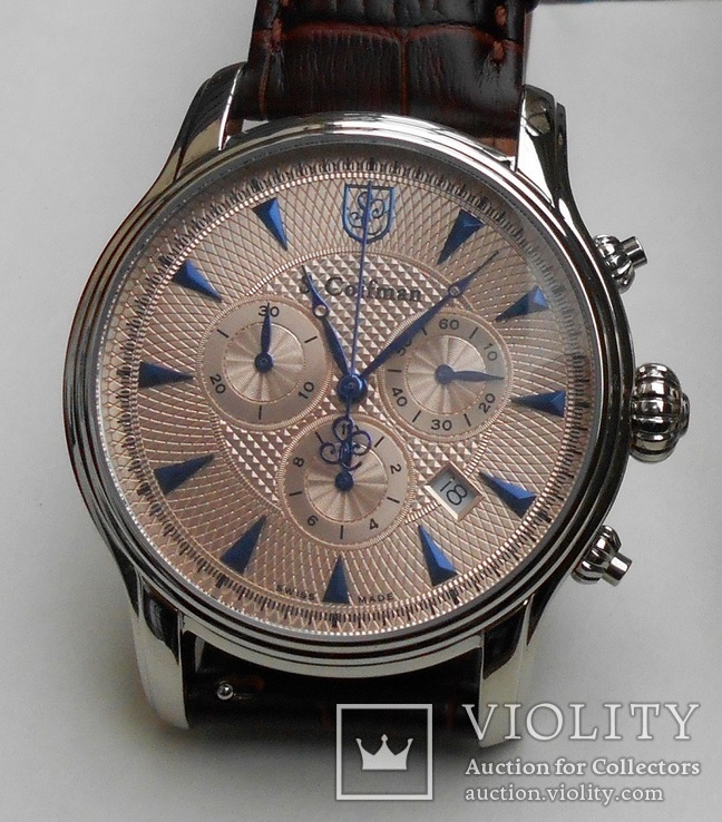 S. Coifman Chronograph SWISS MADE Новые, фото №3