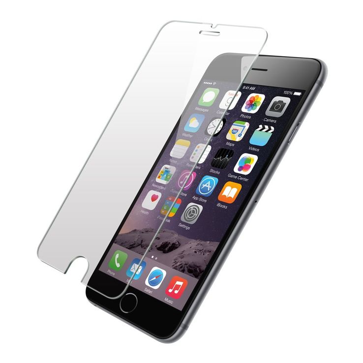 Захисне скло/Защитное стекло для телефону Apple iPhone 6+/ 6 Plus/ 6s Plus, фото №2
