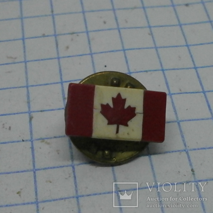 Значок Канада. Флаг, фото №2