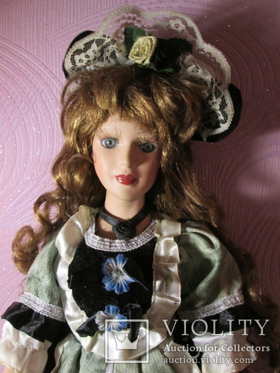 Дама с корзинкой (Кукла комбинированная 51 см), фото №3