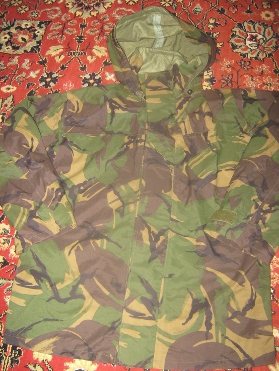 Куртка мембранная дышащий Gore-Tex камуфляж DPM (оригинал). Парка р.160/96 (лот №107), фото №2