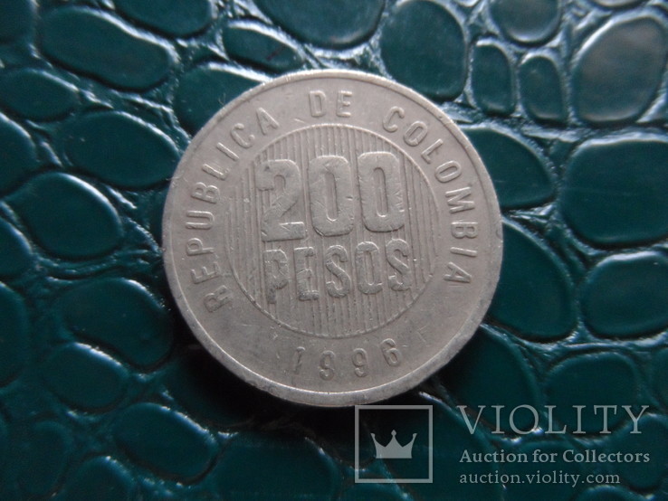 200 песо 1996 Колумбия     (Э.2.10)~, фото №2