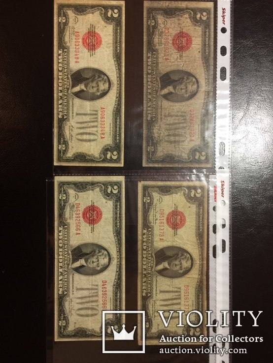 Набор 2$ США с 1928,1953,1963,1976,1995,2003,2003 а,2009, по 2013 гг., фото №5