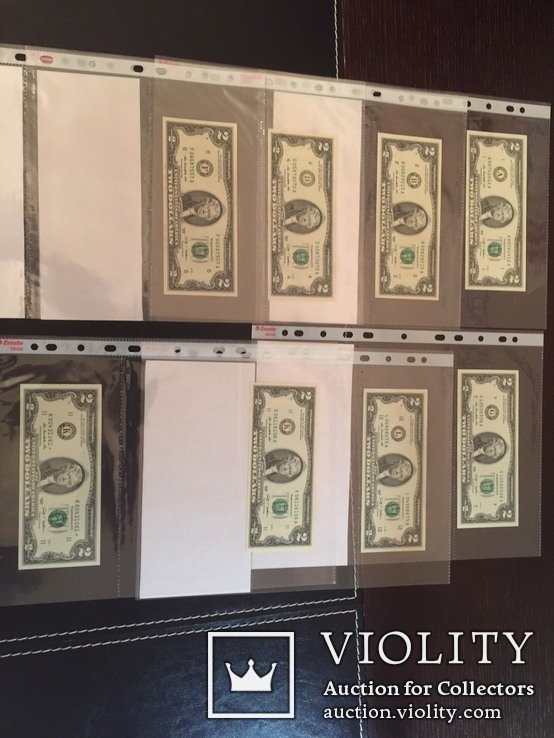 Набор 2$ США с 1928,1953,1963,1976,1995,2003,2003 а,2009, по 2013 гг., фото №12