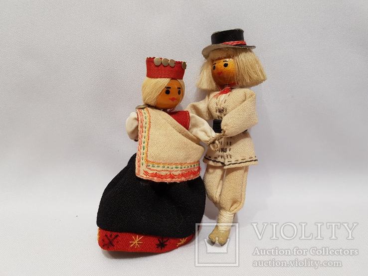 Пара в танце , игрушка сувенир СССР Прибалтика