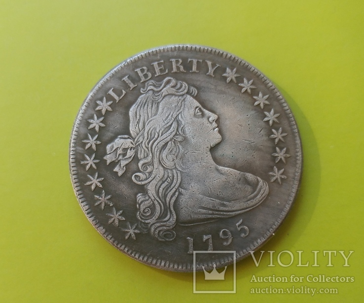 1 доллар 1795 г. Liberty США тип 2 (копія)