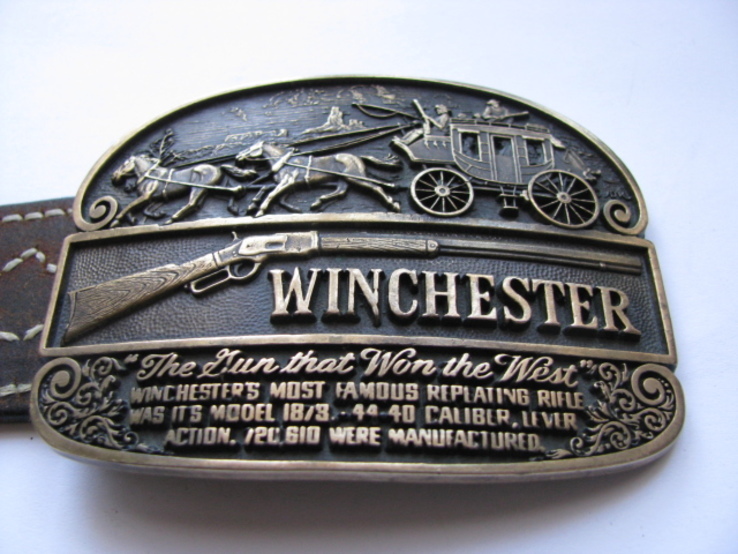 Ремень с пряжкой Winchester.Exclusive Edition 1979 No 2234., photo number 13