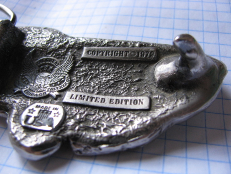 Пряжка The Great American Chicago Buckle. Limited Edition 1979 №228, фото №9