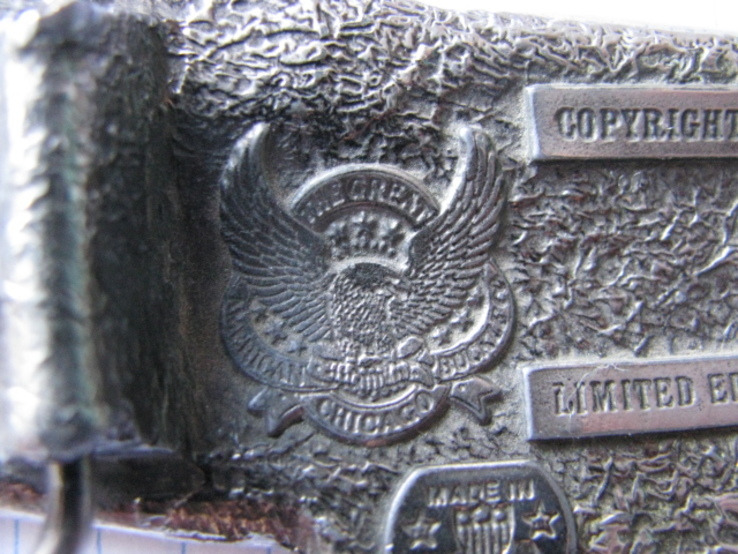 Пряжка The Great American Chicago Buckle. Limited Edition 1979 №228, фото №11