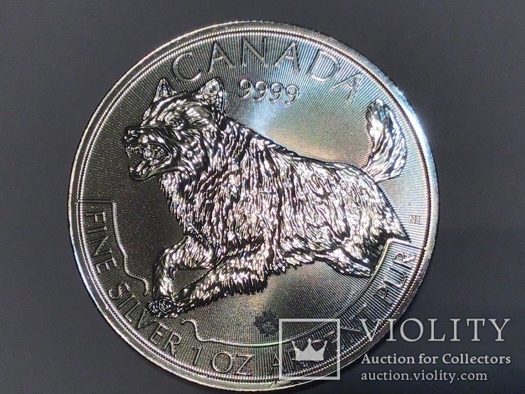 5 долларов Канада 2018 г. Серебро