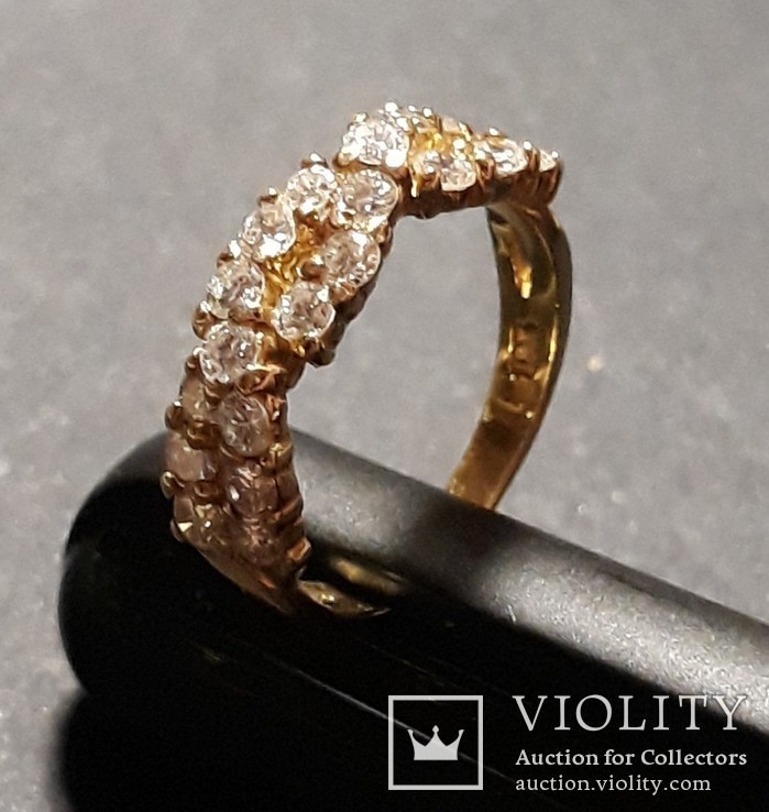 Женское кольцо с бриллиантами, фото №8