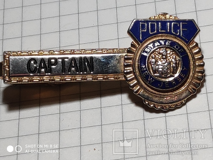 Знак зажим капитан полиции Нью Джерси, фото №8