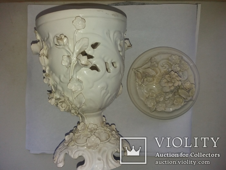 Белая ваза Antonio Zen Италия, фото №11