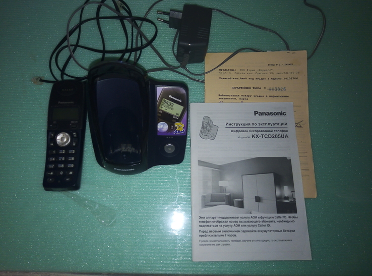 Радиотелефон Panasonic с АОН, фото №2