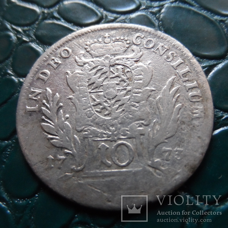 10 крейцеров 1773  Бавария  серебро   (Э.6.1)~, фото №3
