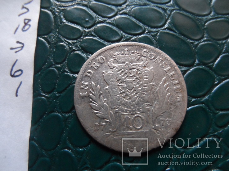 10 крейцеров 1773  Бавария  серебро   (Э.6.1)~, фото №8