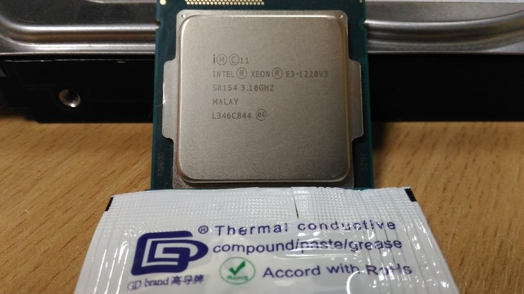 Процессор Intel Xeon E3-1220 v3 /4(4)/ 3.1-3.5GHz + термопаста 0,5г., фото №4