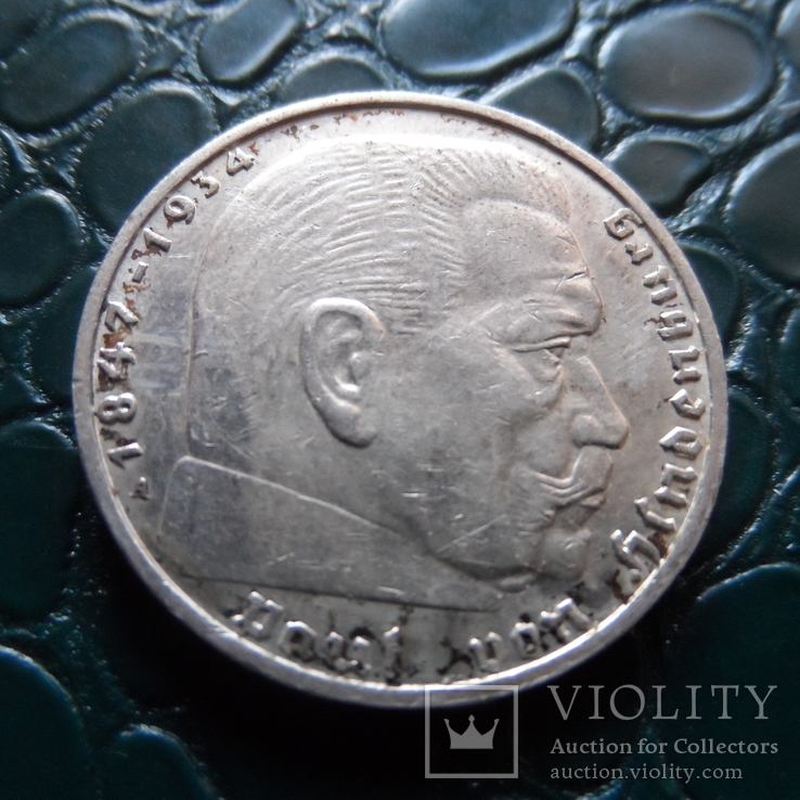 2 марки 1939  Германия  серебро  (Э.6.5)~, фото №4