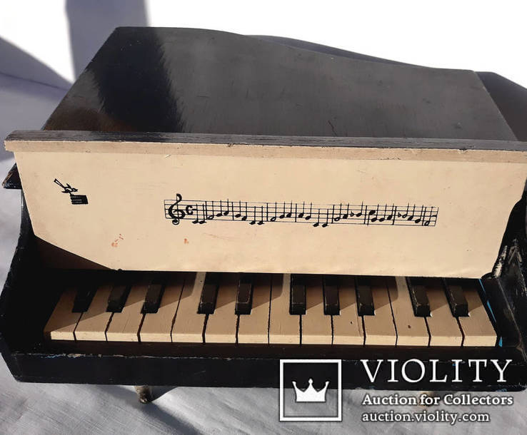 Детский рояль Звенигород 24-клавишный музыкальная игрушка СССР, фото №2