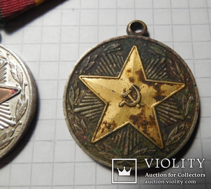 4 Медали За Безупречную Службу Вооруженные силы 10,15,20 лет, фото №6