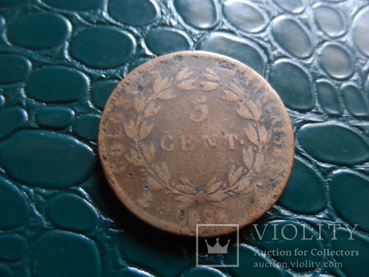 5 центов 1825  Французская Америка    (Э.8.9)~, фото №6