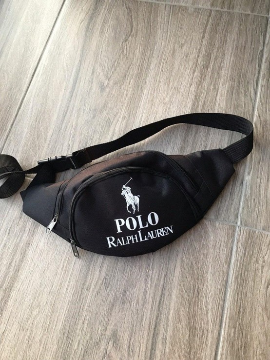 Поясная сумка черная POLO by Ralph Lauren, фото №6