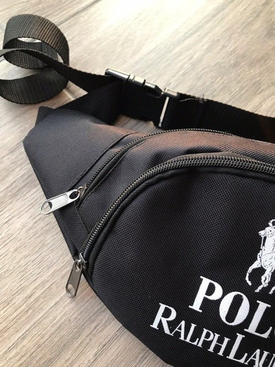Поясная сумка черная POLO by Ralph Lauren, фото №8