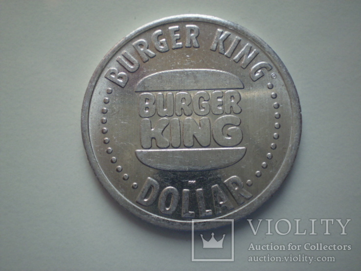 Жетон burger king Dollar, фото №3