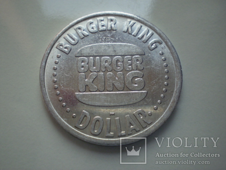 Жетон burger king Dollar, фото №4