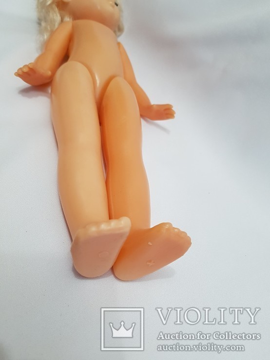 Кукла СССР на резинках клеймо . 44 см, фото №9