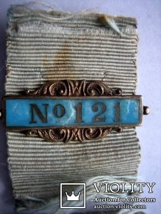 Старий масонський знак 121  (срібло), фото №5