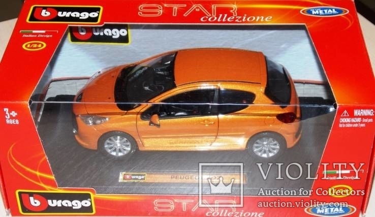 1:24 Burago Peugeot 207, фото №9