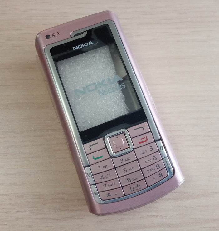 Корпус Nokia N72 розовый High Copy