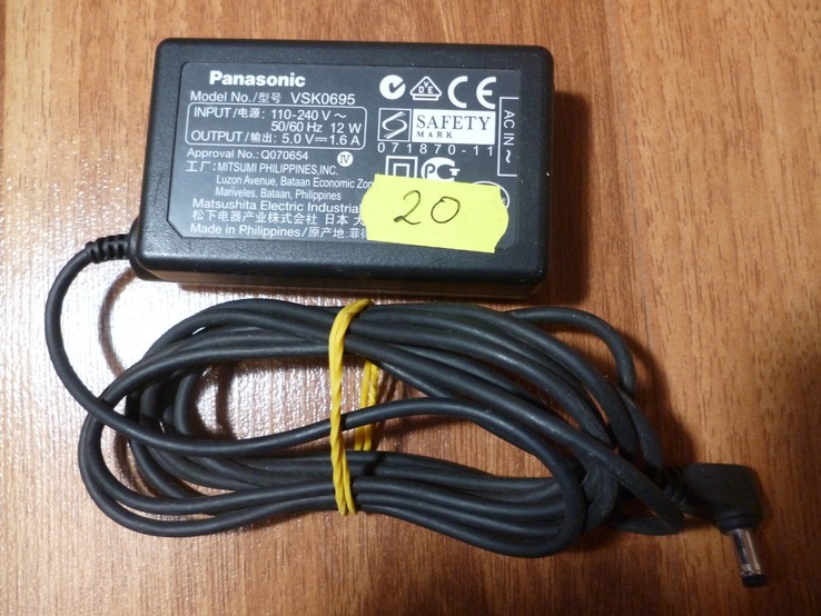 Блок Питания Panasonic 5V 1.6A, numer zdjęcia 2