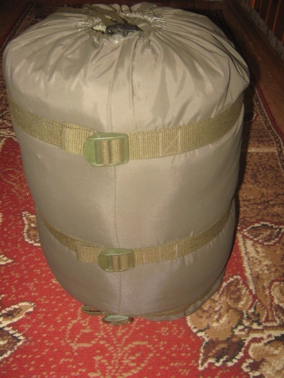Спальный мешок с транспортным чехлом (компрессионником), военный мумия/кокон Австрия. №7, photo number 3