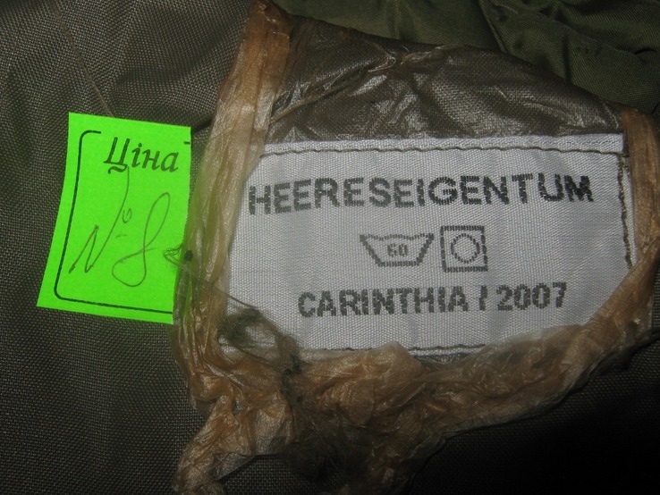 Спальный мешок с транспортным чехлом (компрессионником), военный мумия/кокон Австрия. №8, фото №4