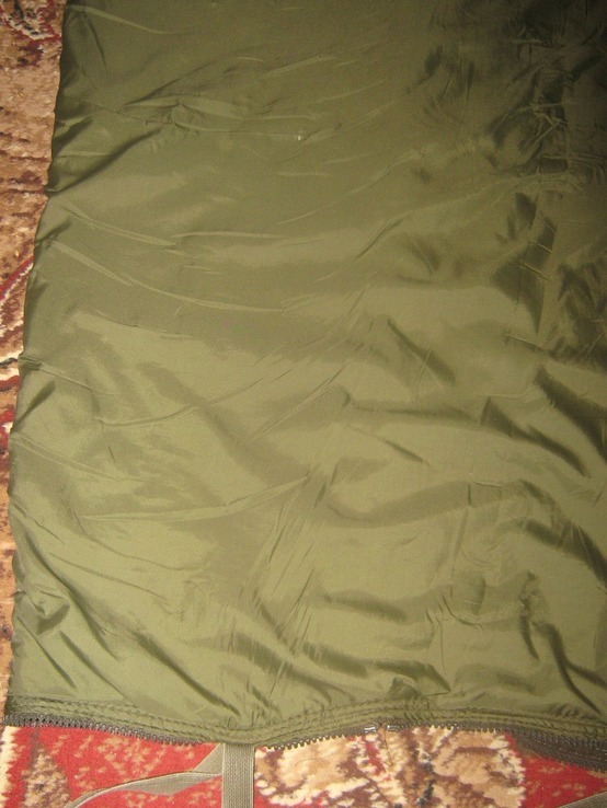 Спальный мешок с транспортным чехлом (компрессионником), военный мумия/кокон Австрия. №8, фото №12