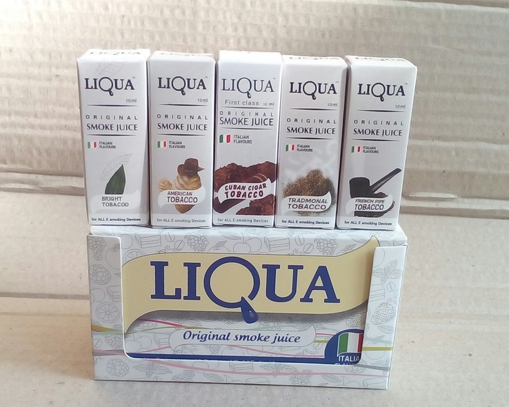 Жидкость для электронных сигарет Liqua 10мл с никотином 5 шт