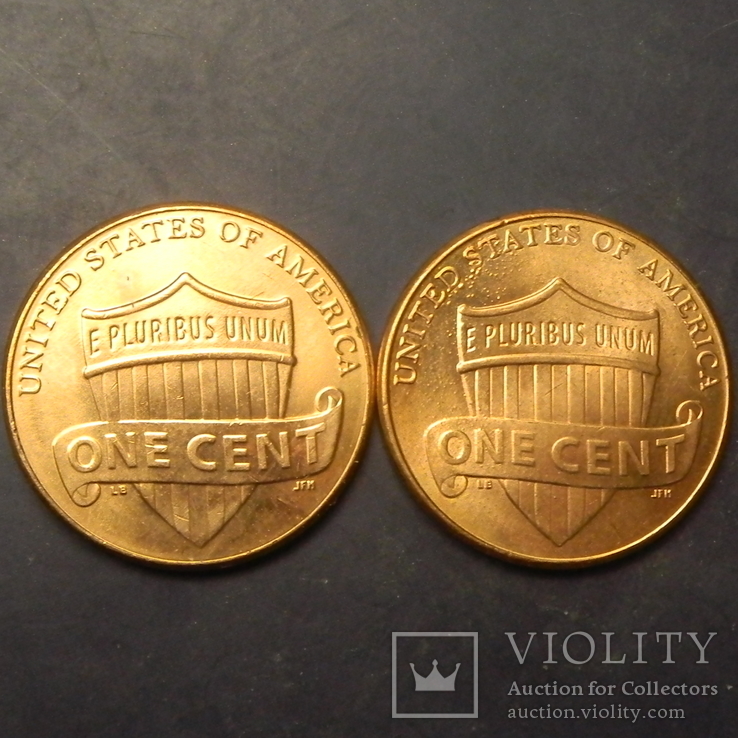 1 цент США 2014 (два різновиди), фото №2