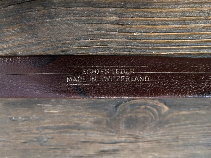 Ремень кожаный с тайником, "контрабандиста" Швейцария 86-112 см, фото №8
