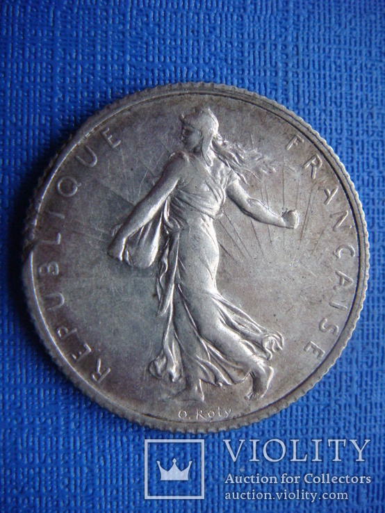 1 франк 1915,Франция, фото №2