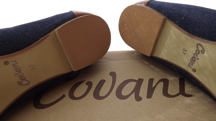 Туфли covani балетки текстиль кожа внутри 37 размер, photo number 10