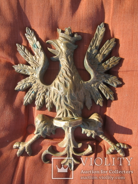 Литой герб Польши, фото №2