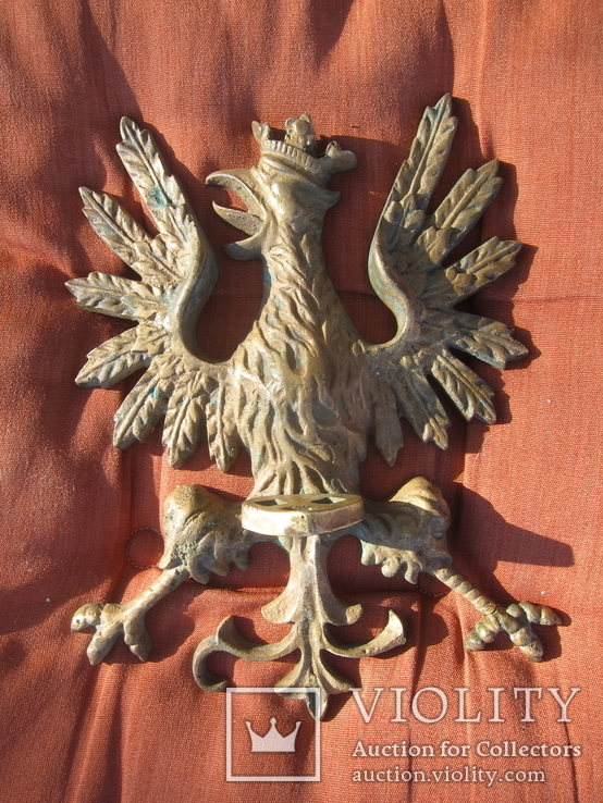 Литой герб Польши, фото №3