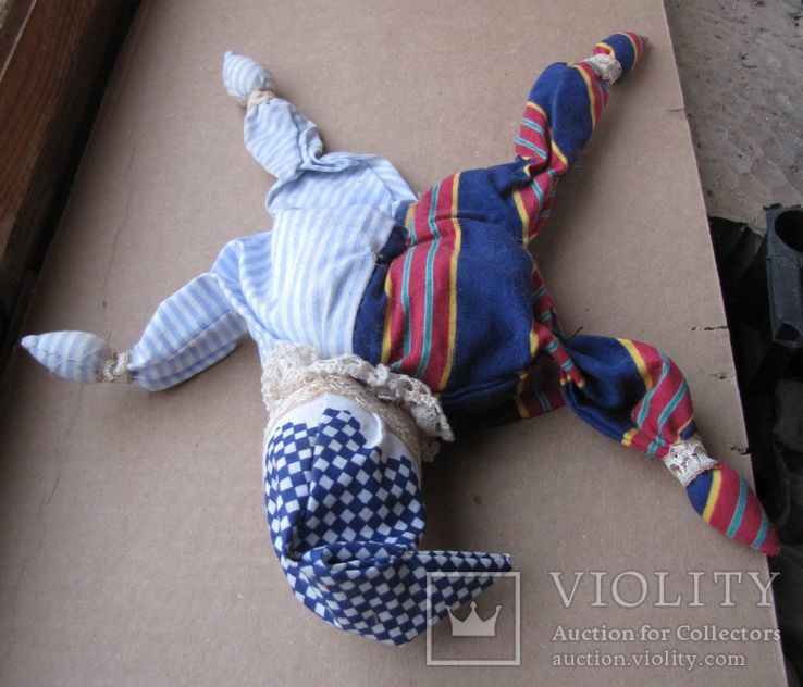 Тряпичная кукла: Петрушка (скоморох), фото №9