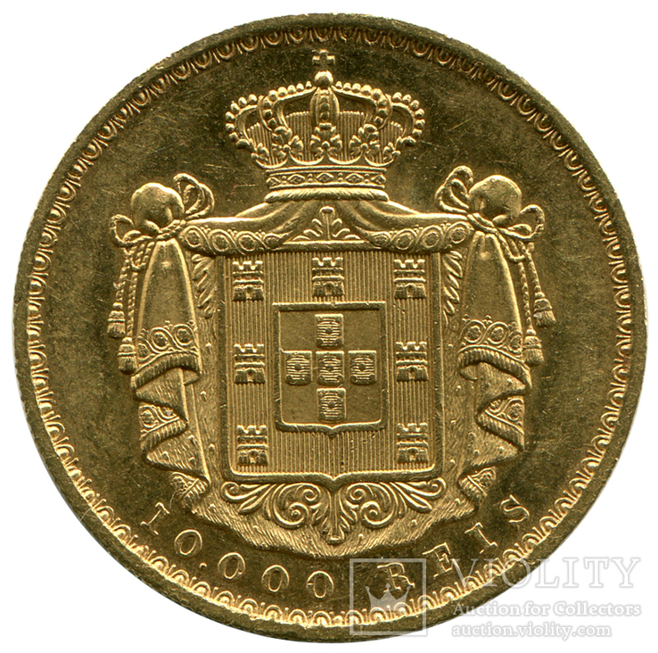 10000 Рейс 1885г. Португалия, фото №3