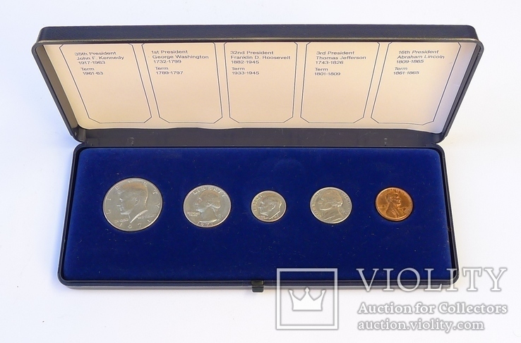 Набор монет США 1971 год в футляре