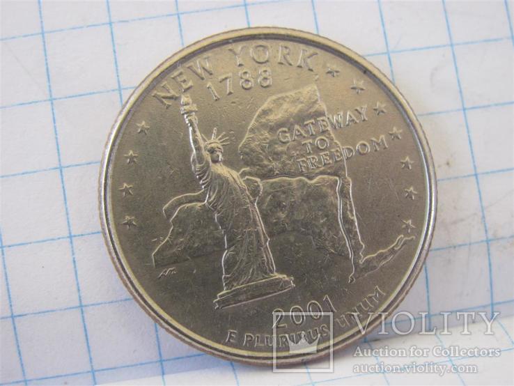 25 центов 2001 Нью Йорк, фото №2